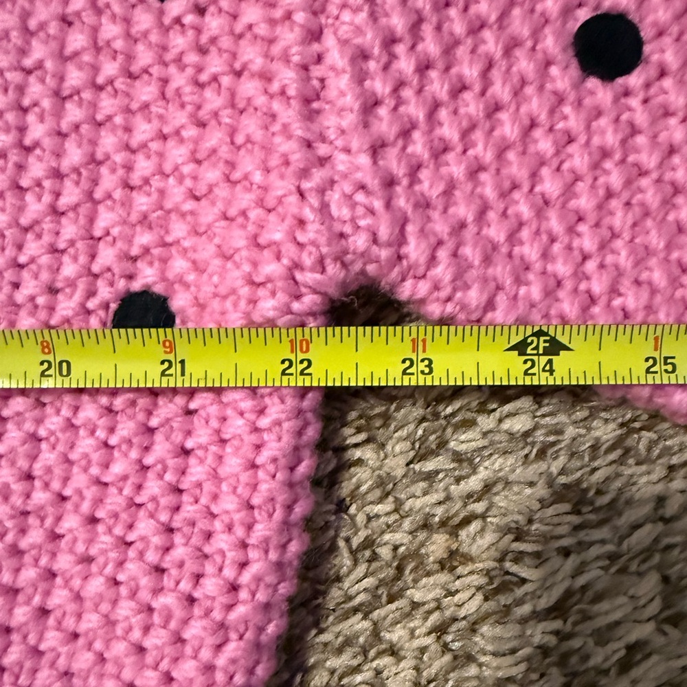 Sugarlips Pink Cropped Sweater - Picture 12 of 14